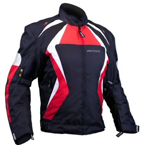 CHAMARRA RM TECH SP-1346 NEGRO/BLANCO/ROJO
