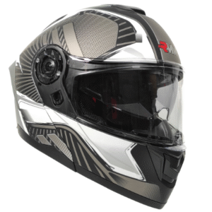 CASCO RMM ABATIBLE LAMINATE GRIS/NEGRO