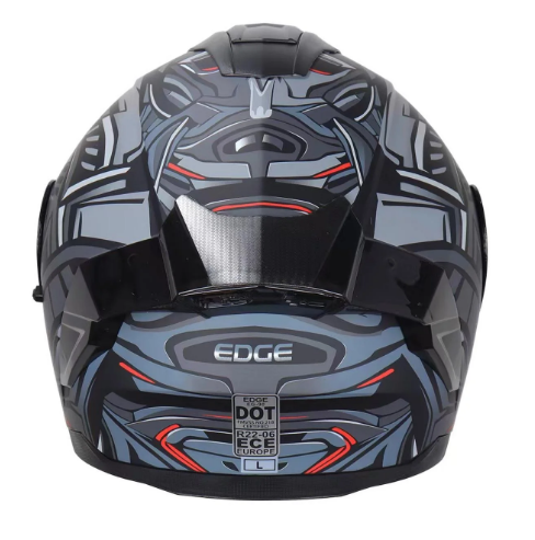 CASCO EDGE ABATIBLE CERTIFICACION DOT/ECE BOSTON ESTEELIX GRIS - Image 4