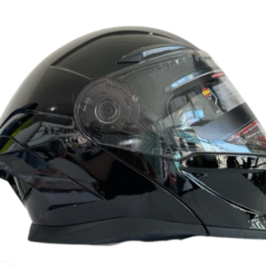 CASCO ABATIBLE IRON RACING DOT IR-195 LUCHADOR NEGRO BRILLO