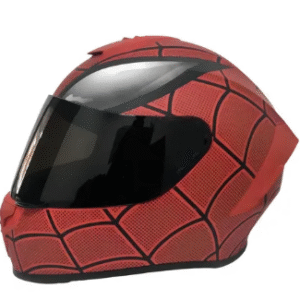 Casco Integral Marvel Edge Frankie Spiderman Rojo Certificado Dot